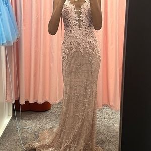 Blush Pink prom dress